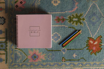 Pink NIV Illustrating Bible, Spiral-bound